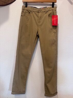 NWT Lucky Brand Skinny Stretch Chinos Pants in Tan - Size 14